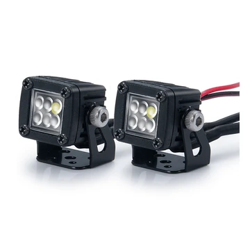 LED ışıkları parlak Farlar Spot 1/10 RC Paletli Araba TRX4 Eksenel SCX10 90046 Wraith RR10 VS4 - 10 Redcat Gen8