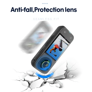 Lens koruma kapağı İçin Insta360 X3 Panoramik Spor Kamera Lens Anti-scratch ve Anti-damla Durumda Koruyucu Ayna Aksesuarları
