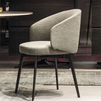 Lüks Modern yemek Sandalyesi Masa İskandinav Kol Dayama Tasarım Oturma Odası Sandalye Ofis Makyaj Sillas Para Comedor iç mekan mobilyası