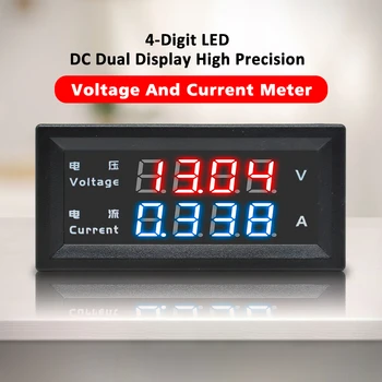 M4430 DC 100 V 200 V 10A Elektronik Dijital Voltmetre Ampermetre 0.28 