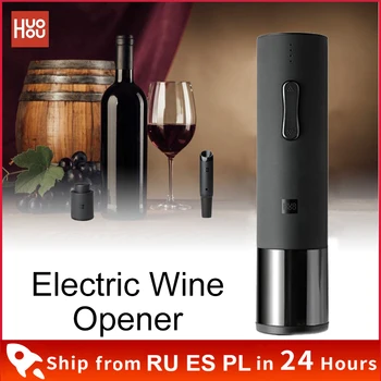 Mijia Otomatik şişe açacağı Kırmızı Şarap Folyo Kesici Elektrikli Tirbuşon Yaratıcı Açacağı Stoper Hızlı Sürahi Seti Araçlar