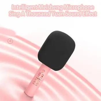Mini Mikro telefon Moda Güçlü Sinyal Plug-in Kart Kablosuz Karaoke Mikro telefon Ev KTV için Mikro telefon Mikrofon Hoparlör