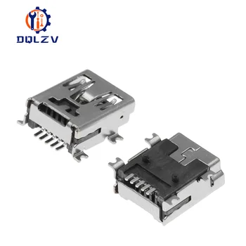 Mini USB konektörü SMD USB veri arabirimi 5Pin 5 iğne Mini Mikro Usb Soket