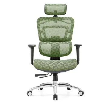 Modern Basit file kumaş ergonomik ofis koltukları Ev patron bilgisayar sandalyesi Rahat Sedanter Öğrenme Geri Kaldırma Tabure