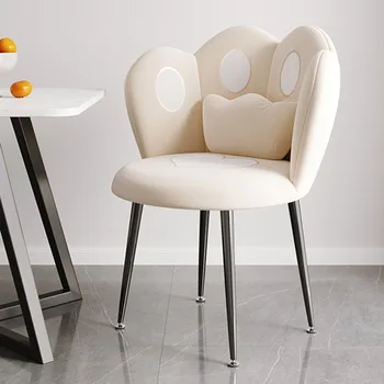 Modern Rahat yemek sandalyeleri Metal Bacaklar Tasarımcı Ziyafet Ultralight Sandalyeler Ucuz Salon Tek Sillas iç mekan mobilyası