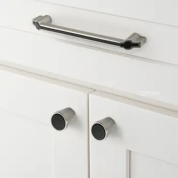 Modern Stil / Benzersiz Tasarım Katı Çinko Alaşım Çekmece Kolları T bar kolu Yatak Odası Pulls Mutfak dolap kapağı tutacağı Çekme