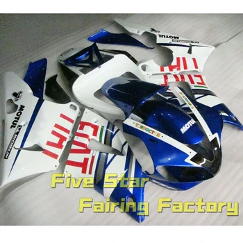 Motosiklet kaporta kiti Yamaha YZFR1 2000 2001 YZF R1 YZF1000 Kaporta Enjeksiyon Kalıp Mavi Beyaz Yüksek Kaliteli Kabuk Sıcak