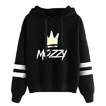 Mozzy baskı Sonbahar ve Kış Tatil Tiki Rahat Streetwear Stil Erkek / Kadın Kawaii HİP HOP Giysileri hoodies