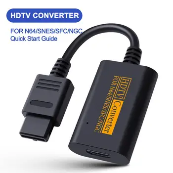 N64 HDMI uyumlu Dönüştürücü HDTV Dönüştürücü Oyun Konsolu Adaptörü Nintendo 64 Gamecube SNES Tak Ve Çalıştır Dijital 720P