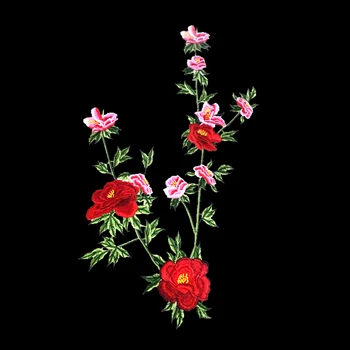 Nakış Çiçek Dikmek Yama Aplike dıy El Sanatları Sticker Kot Şapka Çanta Elbise Aksesuarları Rozetleri