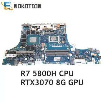 NOKOTION 5B21B90031 Lenovo Legion 5 İçin Pro-16ACH6H Laptop Anakart NM-D562 ile R7 5800H CPU + RTX3070 8G GPU