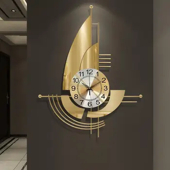Nordic ışık lüks sınır ötesi E-ticaret oturma odası ve yemek odası saati Modern basit moda saat