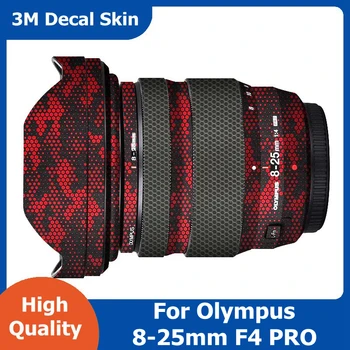 Olympus için 8-25 F4 çıkartma kaplama Vinil Wrap Film Kamera Lens Vücut Koruyucu Sticker M. zuıko Dijital ED 8-25mm f / 4 PRO F4PRO
