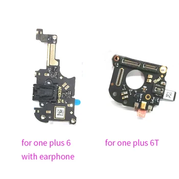 OnePlus 6 için 6T Mikrofon Mikrofon Kulaklık Kurulu Flex Kablo Değiştirme