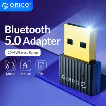ORICO BTA-508 Mini USB Adaptörü kablosuz bluetooth uyumlu Dongle Adaptörü Taşınabilir Ses Alıcısı Verici Adaptörü PC için