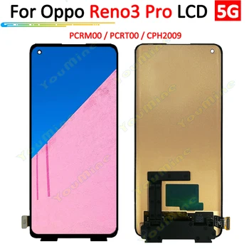 Orijinal Amoled OPPO Reno3 Pro 5G dokunmatik LCD ekran ekran paneli Sayısallaştırıcı Meclisi İçin OPPO Reno 3 pro CPH2009 LCD