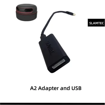 Orijinal fabrika SLAMTEC RPLIDAR A2 lidar USB kablosu ve anahtarlama paneli (A2M7 A2M8 ve A2M12)