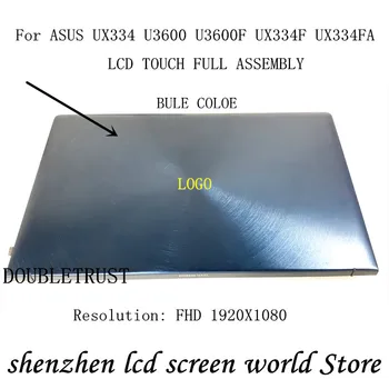 orijinal tam Meclisi fhd değiştirme ASUS UX334 UX334F UX334FA 13.3 Laptop lcd ekranı dokunmatik ekran digitizer