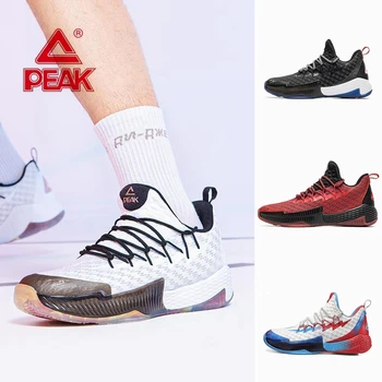 Orijinal TEPE erkek ayakkabıları Lou Williams basketbol ayakkabıları Resmi Yeni Savaş Aşınmaya dayanıklı Şok Emme Düşük top Sneakers