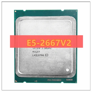 Orijinal Xeon E5 2667 v2 3.3 Ghz 8 Çekirdek 16 Konuları 25 MB Önbellek SR19W 130 W E5 2667v2 CPU E5-2667V2 İşlemci LGA 2011 CPU