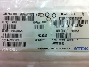 Orijinal Yeni 100 % halka tipi varistör VAR-18048100M3P-K 10V 4.8X3.5MM için kullanılan mikro motorlar (İndüktör)