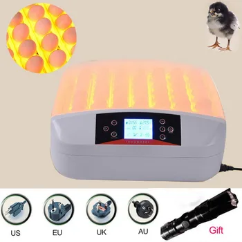 Otomatik 56 Yumurta Brooder Dijital Tam otomatik kuluçka makinesi ile ışık Kümes Hayvanları Tavuk Ördek Sıcaklık ve nem kontrol aleti