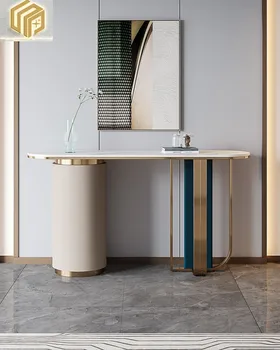 Oturma odası sundurma modern basit otel son görünüm platformu minimalist kaya döşeme koridor duvar sundurma