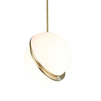 oval top modern avize ışıkları elmas kolye ışık dekoratif asılı ışık demir kordon tutucu demir kafes led ışık
