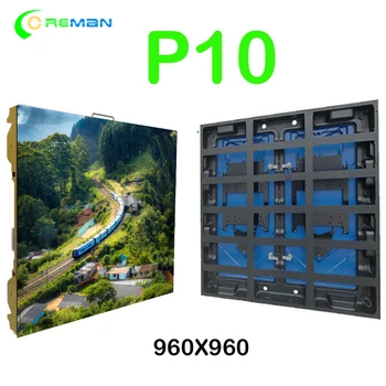 P10 led ekran dolabı matris paneli rgb smd, sahne kiralama düşük maliyetli video led ekran paneli