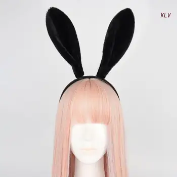 Peluş Tavşan Kulak Şekli Saç Çember Kadın Gençler Makyaj Bandı Paskalya Cadılar Bayramı Karnavalları kostümlü oyun saç aksesuarları