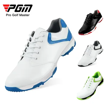 PGM Su Geçirmez Golf ayakkabıları Erkekler Rahat Golf Sneakers Açık Yürüyüş Footwears Anti Kayma Atletik Sneakers XZ051