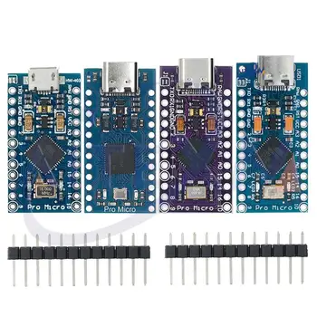 Pro Mikro ATMEGA32U4 5V / 16MHZ modülü bootloader İle arduino için MİNİ USB / mikro usb ile 2 satır pin başlığı arduino için