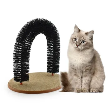 Rahat Kedi Kemer Kendini Damat Masaj Scratcher Oyuncaklar Yuvarlak Kedi Tırmalama Cihazı Saç Kürk Fırça Dökülme evcil hayvan aksesuarları