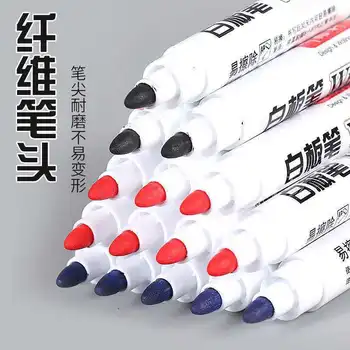 Renkli Beyaz Tahta Kalem Silinebilir İşaretleyici Siyah Çocuklar Çizim Kurulu Kalem Silmek Kolay Tahta Kalem Beyaz Su Bazlı Renkli Kalem Tüm