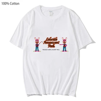 Robbiee Tavşan T-Shirt %100 % pamuk gömlekler Kawaii / sevimli Tavşan Bebek Karikatür T Shirt Yaz Streetwear Kadın / Erkek Kadın Giysileri