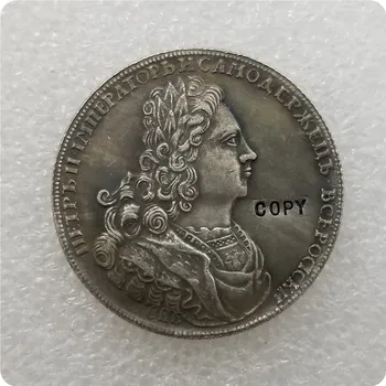 Rusya, çağdaş madalya, Peter II, 1727 poltina Kopya Para hatıra paraları - kopya paralar madalya paraları koleksiyon