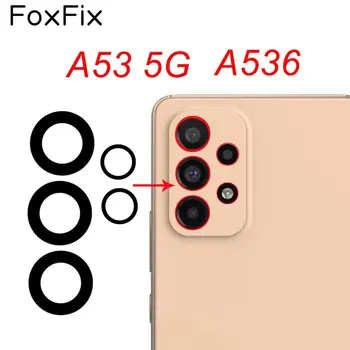 SAMSUNG GALAXY A53 5G Arka Arka Kamera lens camı Kapak Değiştirme + Yapışkanlı Etiket