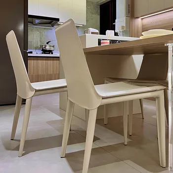 Sarı Tek Oturma Salonu Sandalye Modern İtalyan Çelik Ziyafet Tasarımcı Makyaj Sandalyeleri Relax Yatak Odası Sandalyeler Ev Mobilyaları