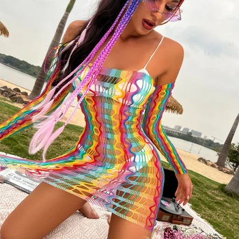 Seksi İç Çamaşırı Bodystockings Fishnet kadın İç Çamaşırı Beachwear Mayo Erotik İç Çamaşırı Porno Kostümleri