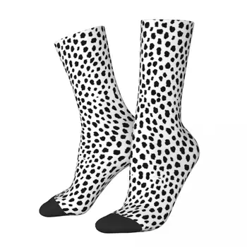 Sevimli siyah Ve beyaz desen R92 çorap en iyi satın al elastik çorap Komik Vintage