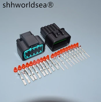 shhworldsea 10 Pin 2.2 mm PB625-10027 PB621-10020 Otomotiv Konektörü Dişi Erkek Su Geçirmez ışık soketi Arabalar İçin