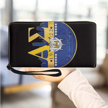 Sigma Gama Rho Lüks Tasarımcı Fermuar Cüzdan Açık Seyahat Taşınabilir bozuk para kesesi kart tutucu Moda Rahat Debriyaj Telefonu Çantası