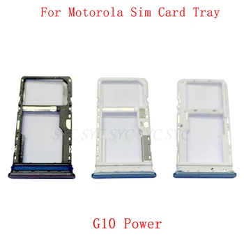 SIM Kart Tepsi SIM Kart Yuvası Tutucu Motorola Moto G10 Güç Bellek microSD Sım Kart Tepsi Tamir Parçaları