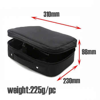 Siyah Taşıma çantası Anti Şok saklama çantası Çanta 31*9.8*23cm Sanwa / Futaba / Dumborc RC Oyuncak Araba Denetleyici