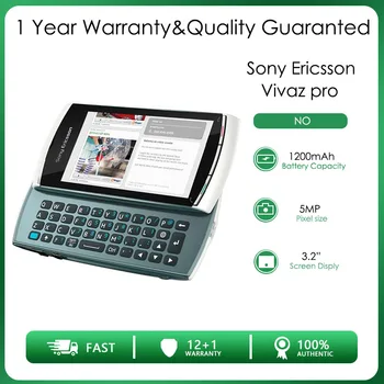 Sony Ericsson Vivaz pro U8 U8i Unlocked 100 MB 75B RAM 5MP Kamera 1200 mAh Ucuz Cep Telefonu Ücretsiz Kargo İle