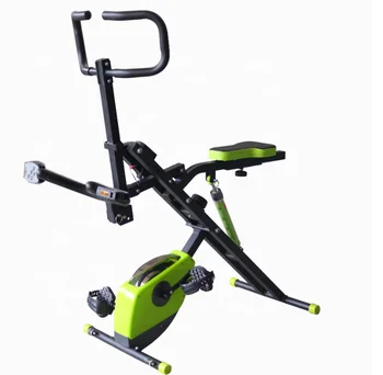 Spor ekipmanları fitness toplam crunch / at binme egzersiz makinesi fabrika fiyatı ile X bisiklet at binme egzersiz makinesi