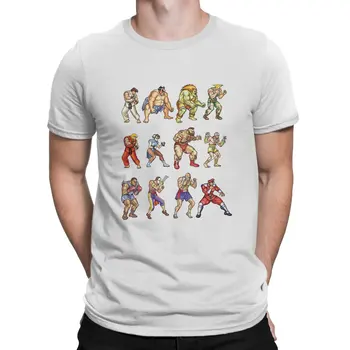 Street Fighter Savaşçı T Gömlek Moda Erkekler Tees Yaz Giyim Harajuku Crewneck TShirt