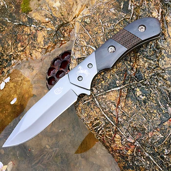 survival Sabit Bıçak Düz bıçak kamp, balıkçılık, barbekü bıçağı, açık survival Kılıf Bıçak