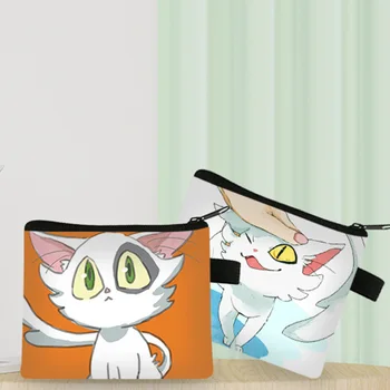 Suzume Hiçbir Tojimari bozuk para çantaları Çantası 2023 Yeni Kawaii Anime Baskılı Daijin Kedi Iwado Munakata Sevimli Cüzdan Kılıfı Mini Çanta Hediyeler