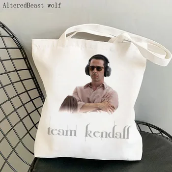 Takım Kendall Veraset Baskılı Harajuku Çanta kadın alışveriş çantası Tuval alışveriş Çantası kız çanta Tote Çanta Omuz Bayan Çantası